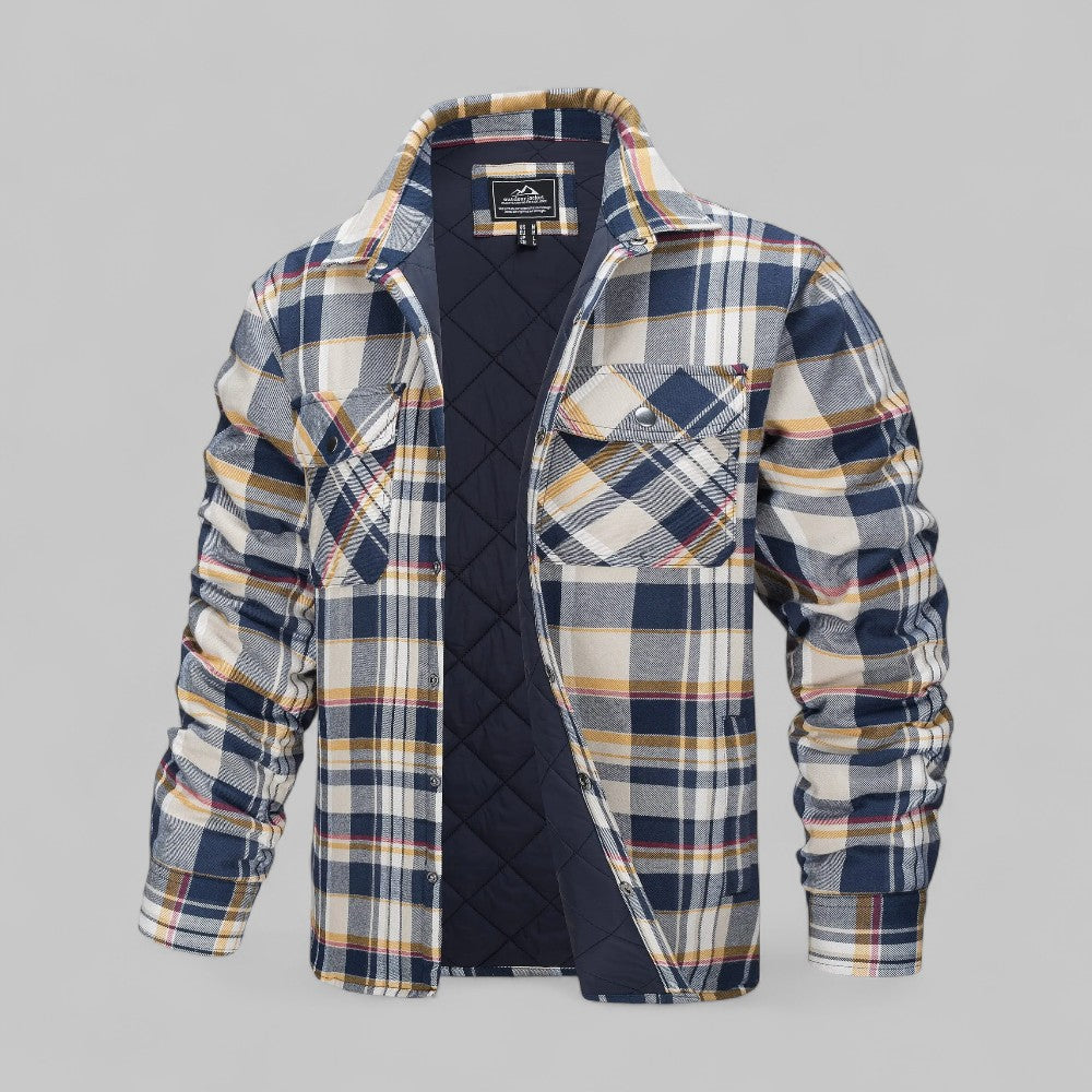 Drune | Bequeme karierte Flanellhemdjacke