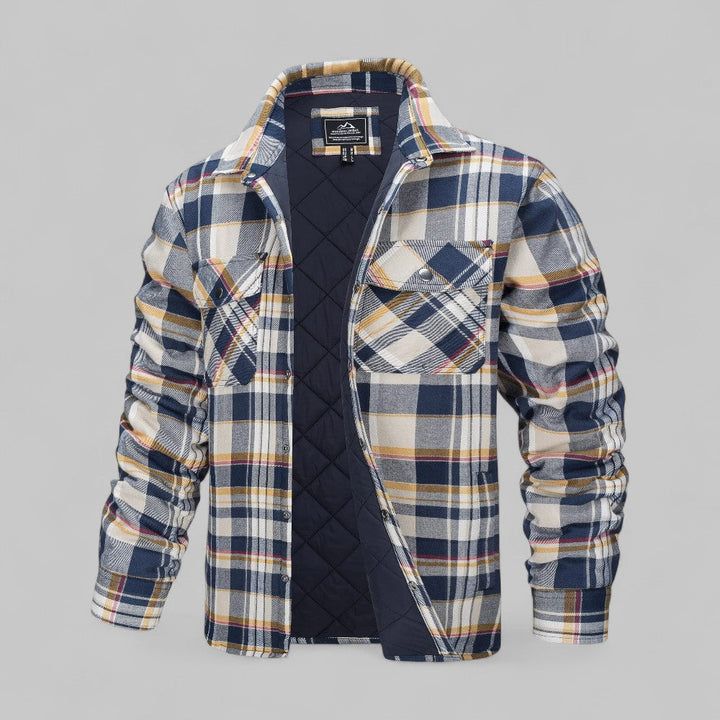 Drune | Bequeme karierte Flanellhemdjacke