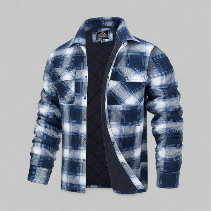 Drune | Bequeme karierte Flanellhemdjacke