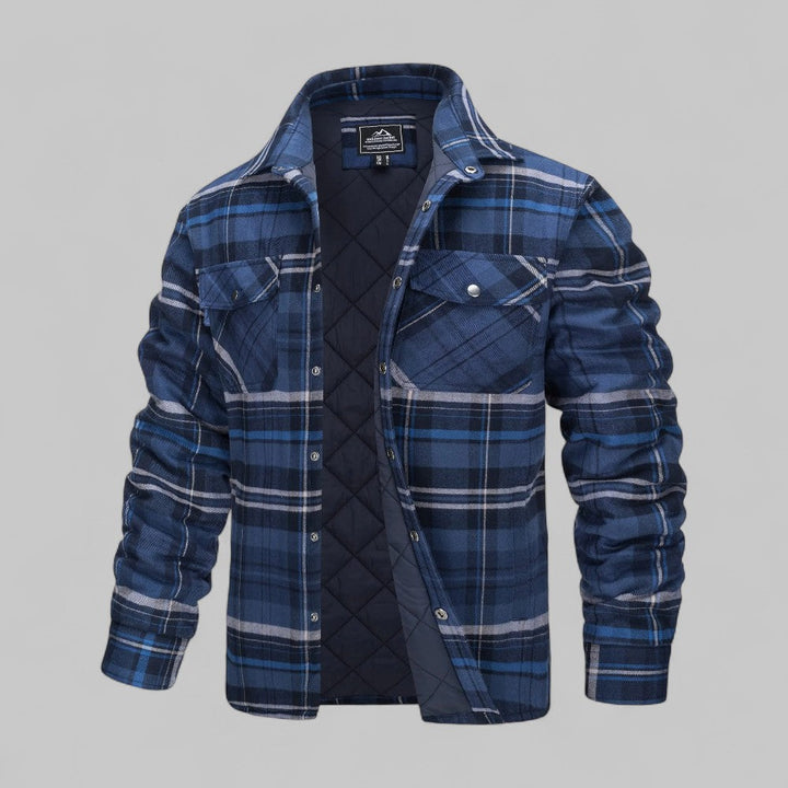 Drune | Bequeme karierte Flanellhemdjacke