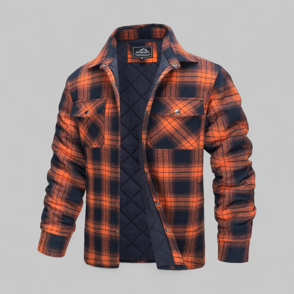Drune | Bequeme karierte Flanellhemdjacke