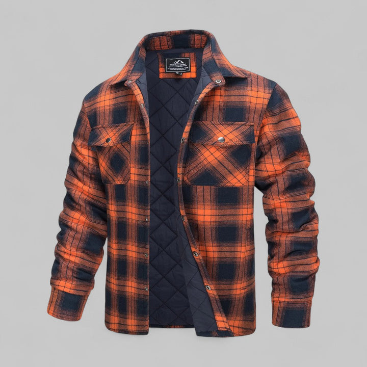 Drune | Bequeme karierte Flanellhemdjacke