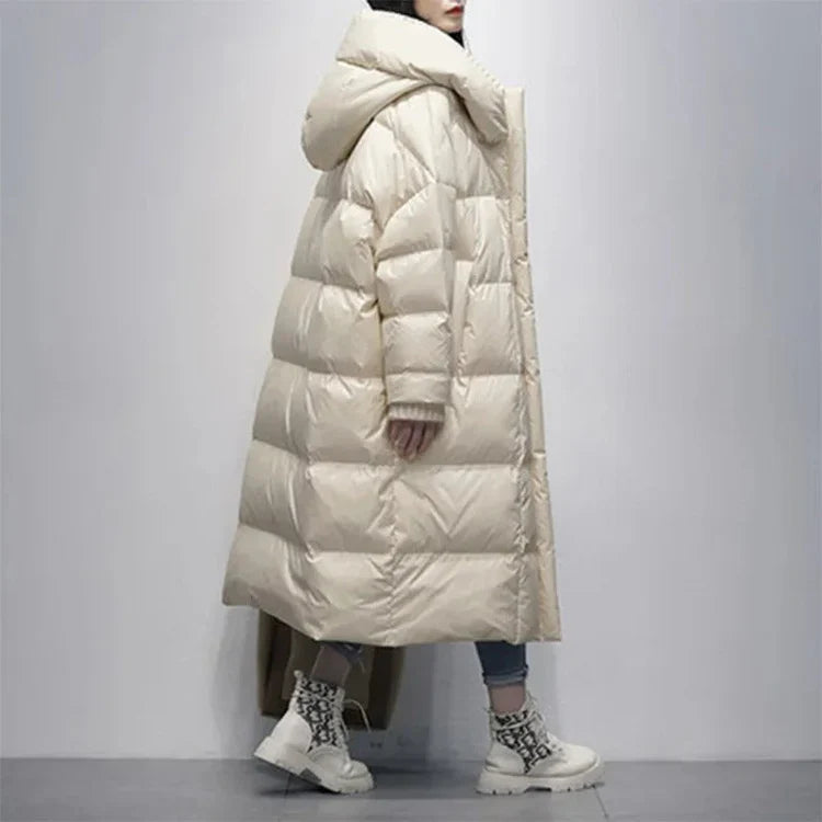 Drune | Lange Winter Pufferjacke
