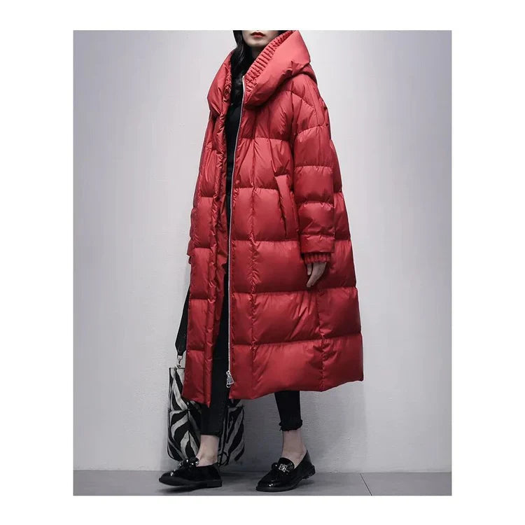 Drune | Lange Winter Pufferjacke