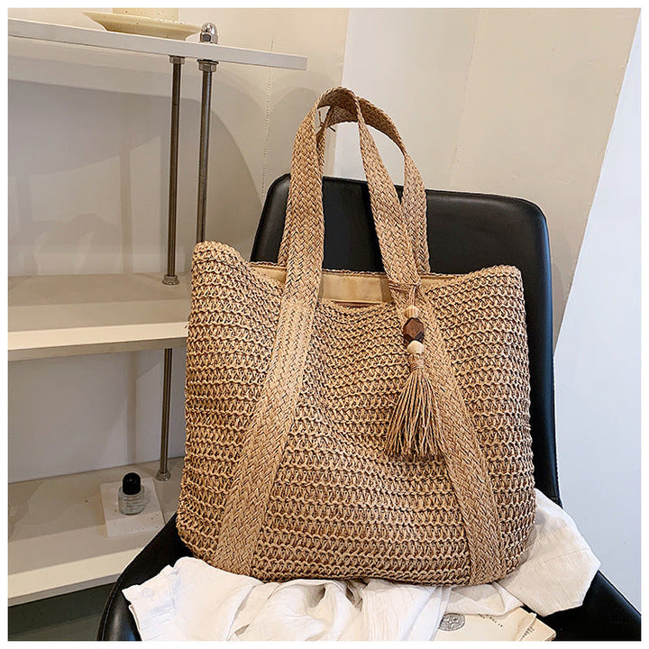 Drune | Sommertasche aus Stroh mit lässigem Design