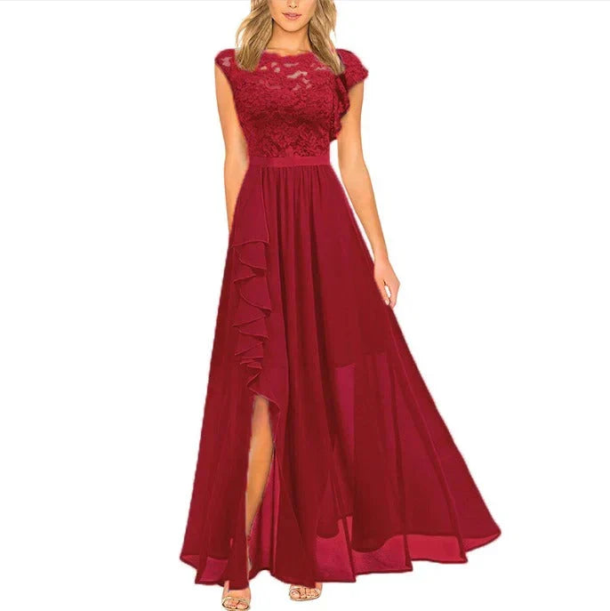 Drune | Maxi Kleid mit Eleganten Details