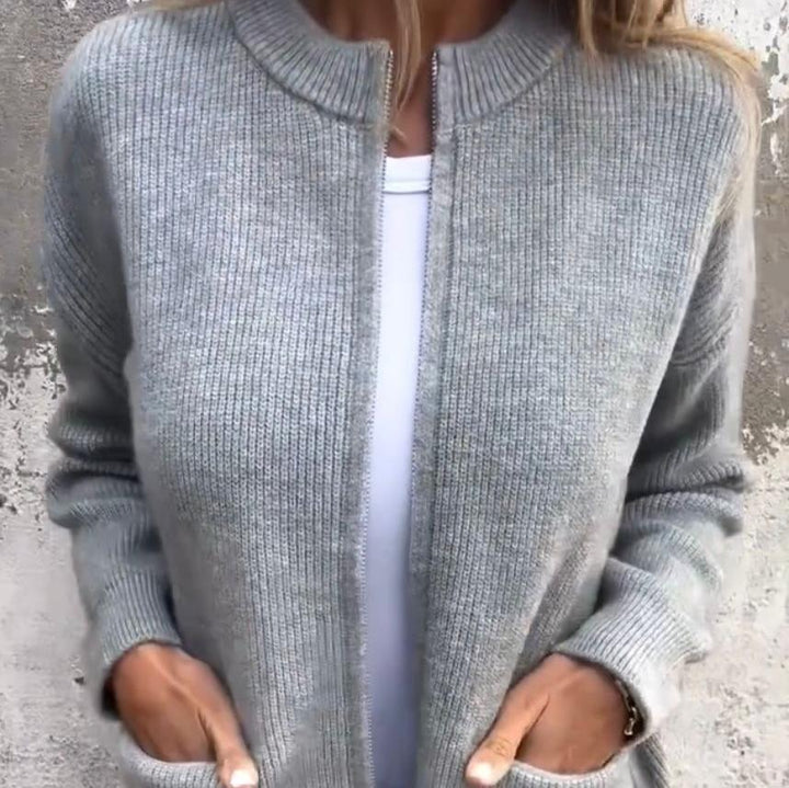 Drune | Plush Zip Strickjacke