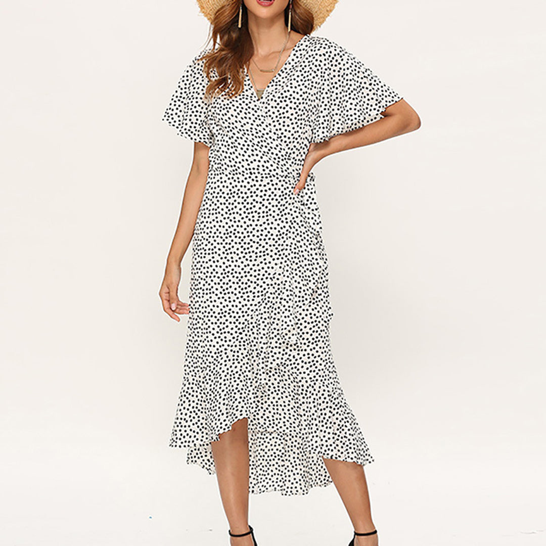 Drune - Modisches Wickelkleid