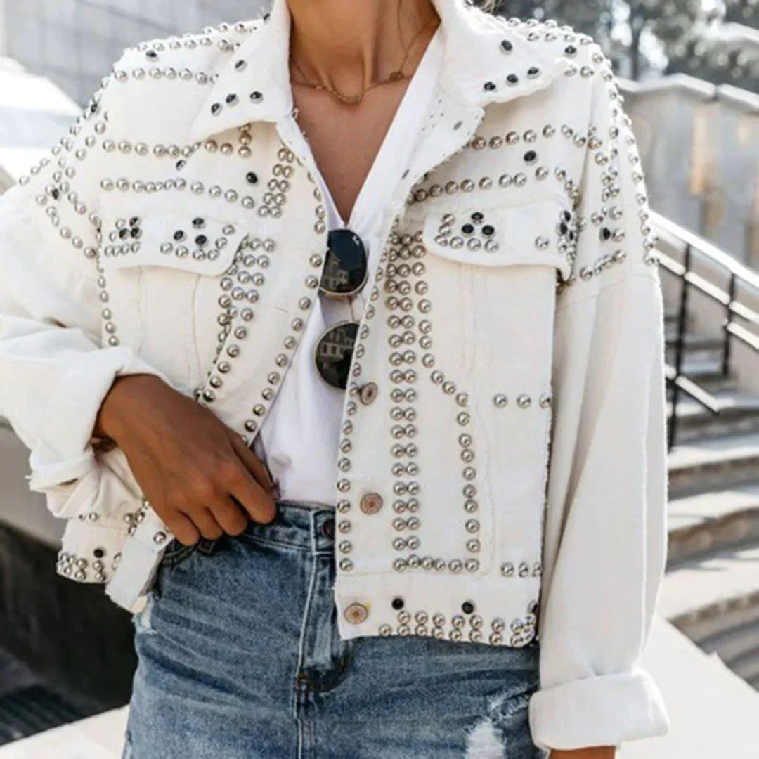 Drune | Modische Jacke mit Nieten
