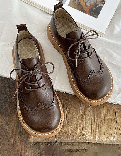 Drune | Oxford-Schuhe im Brogue-Stil mit breiter Zehenbox
