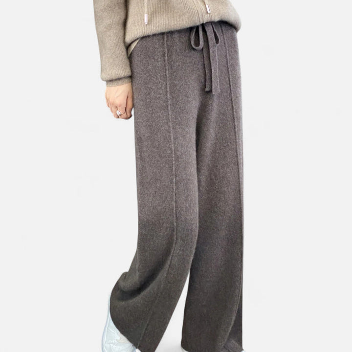 Drune | Weite Strickhose für Damen - Herbst-Winter Must-Have
