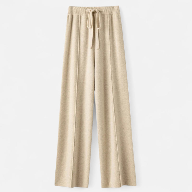 Drune | Weite Strickhose für Damen - Herbst-Winter Must-Have