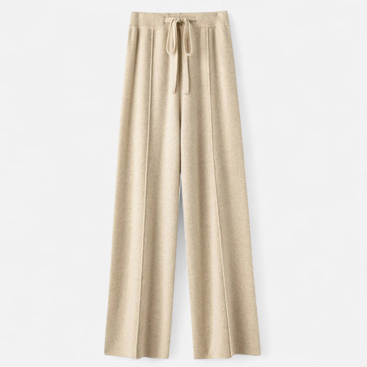 Drune | Weite Strickhose für Damen - Herbst-Winter Must-Have