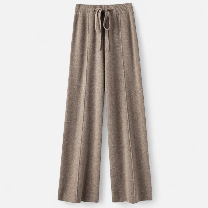 Drune | Weite Strickhose für Damen - Herbst-Winter Must-Have