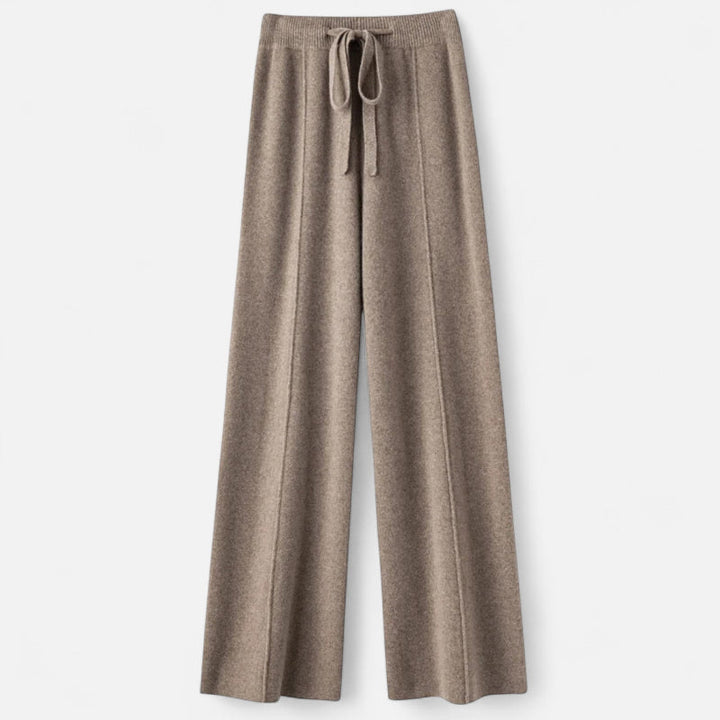 Drune | Weite Strickhose für Damen - Herbst-Winter Must-Have
