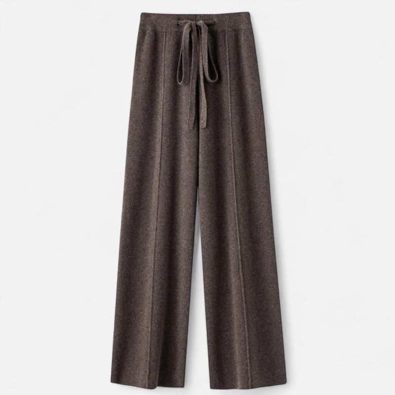 Drune | Weite Strickhose für Damen - Herbst-Winter Must-Have
