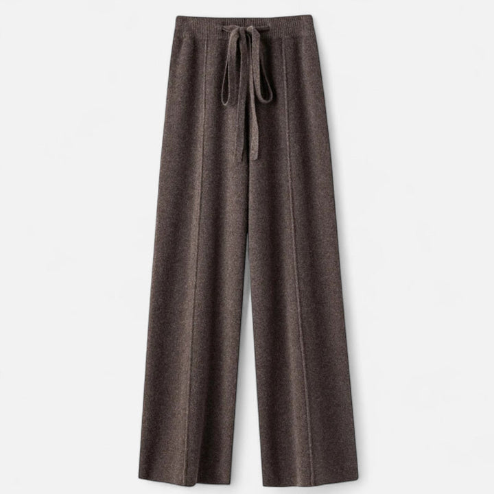 Drune | Weite Strickhose für Damen - Herbst-Winter Must-Have