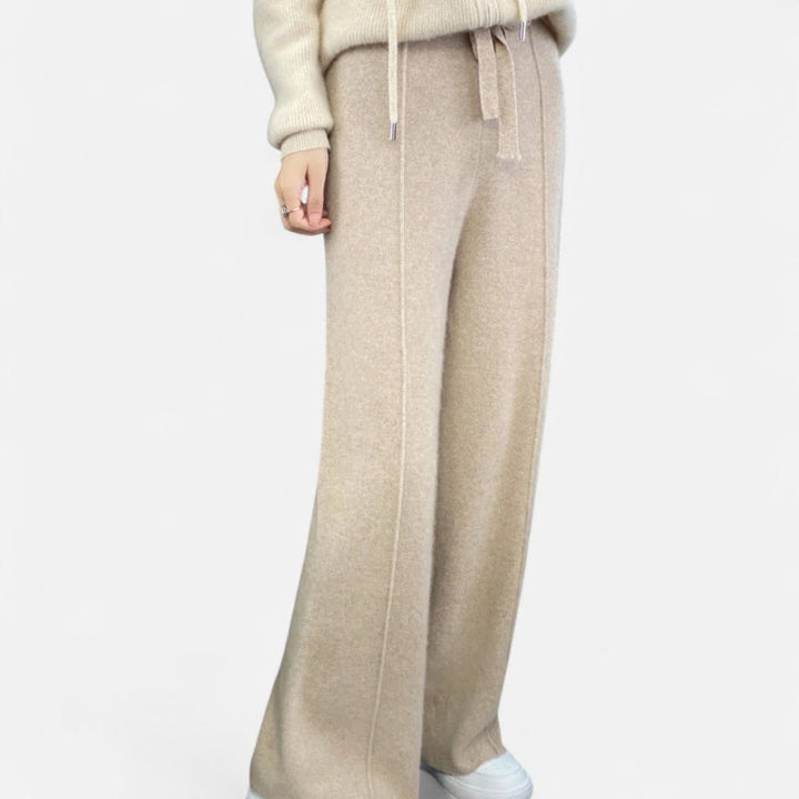 Drune | Weite Strickhose für Damen - Herbst-Winter Must-Have