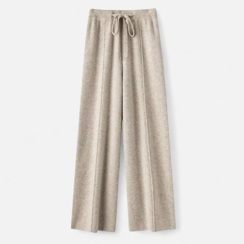 Drune | Weite Strickhose für Damen - Herbst-Winter Must-Have