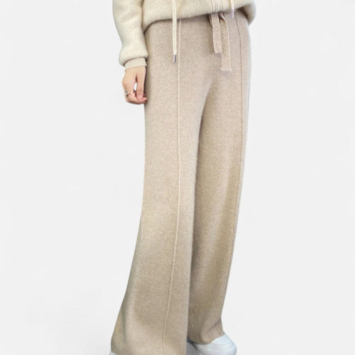 Drune | Weite Strickhose für Damen - Herbst-Winter Must-Have