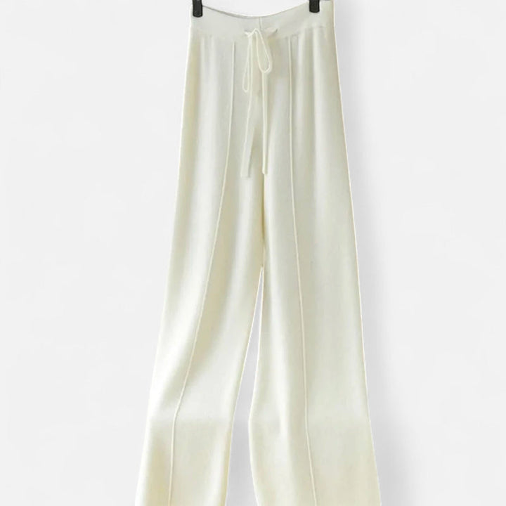 Drune | Weite Strickhose für Damen - Herbst-Winter Must-Have