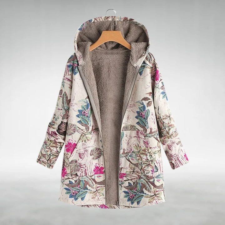 Drune | Floral Fleece-Jacke