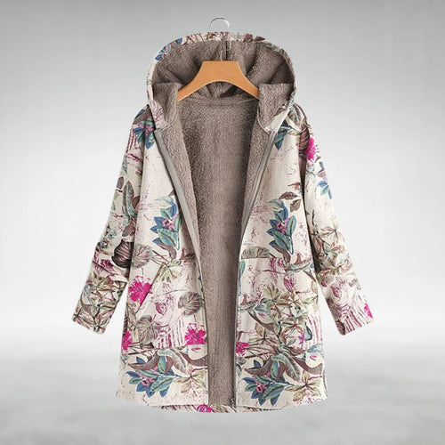 Drune | Floral Fleece-Jacke