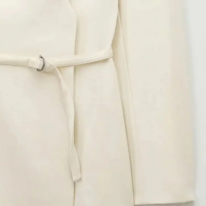 Drune | Damen Wickelblazerjacke mit Gürtel und Taillierter Passform