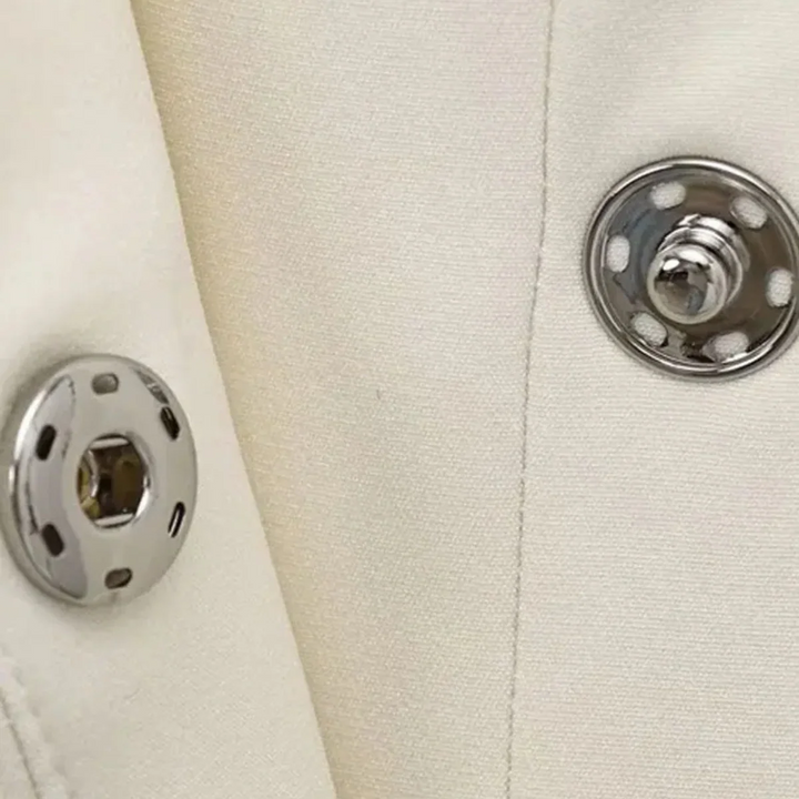 Drune | Damen Wickelblazerjacke mit Gürtel und Taillierter Passform