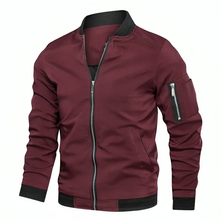 Drune | Herren Reißverschluss Wetterbeständiger Sommerjacke Bomberjacke