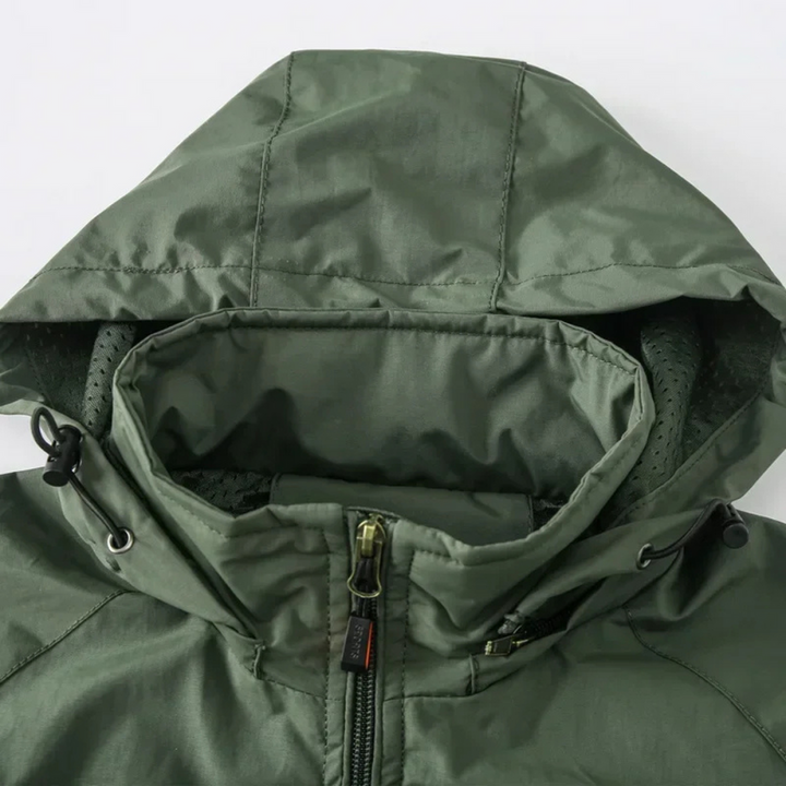Drune | Wasserdichte Outdoorjacke mit Kapuze für Herren