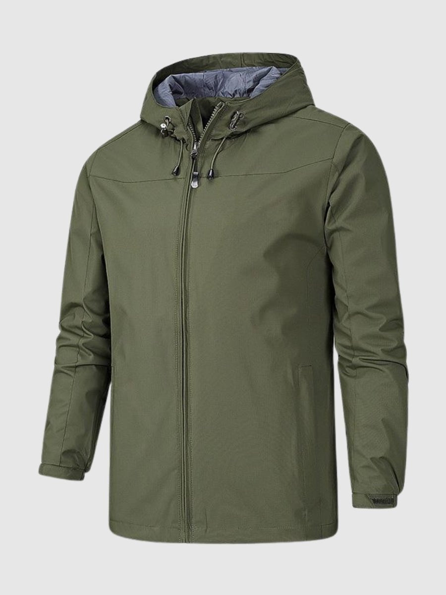Drune | Wasserdichte Outdoorjacke mit Kapuze für Männer