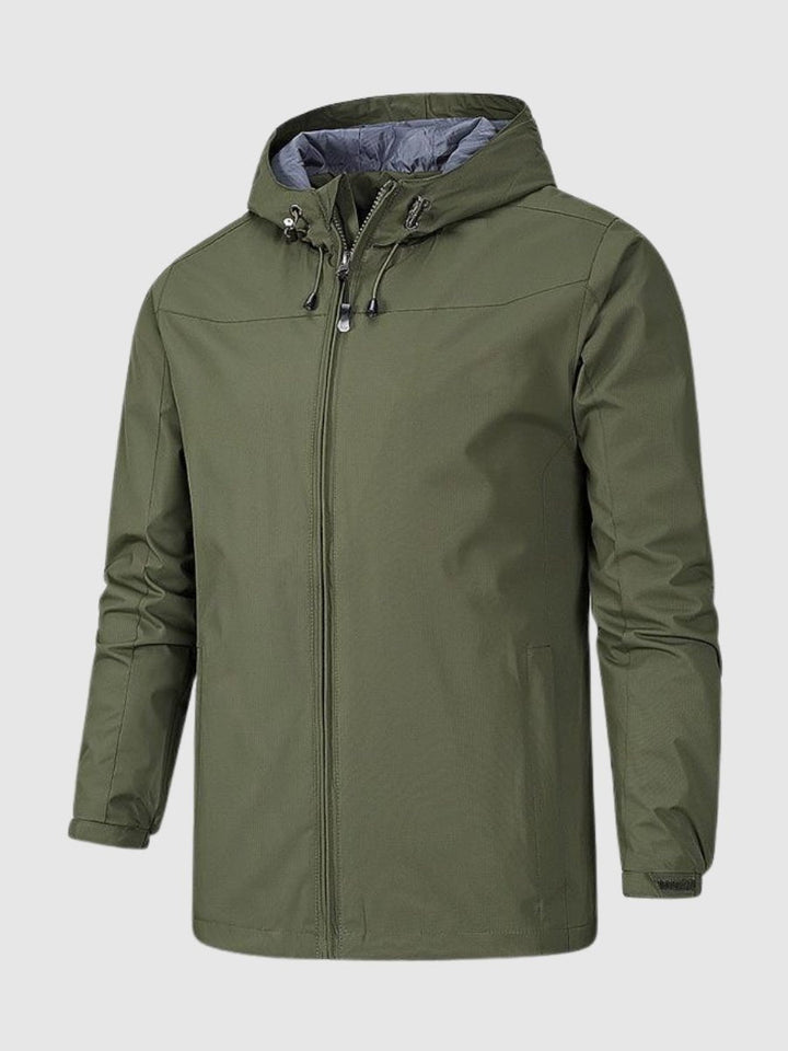 Drune | Wasserdichte Outdoorjacke mit Kapuze für Männer