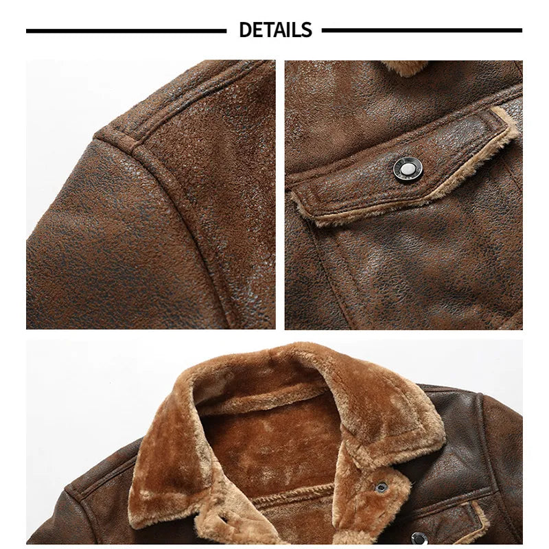 Drune | Herren Winter Hero Lederjacke