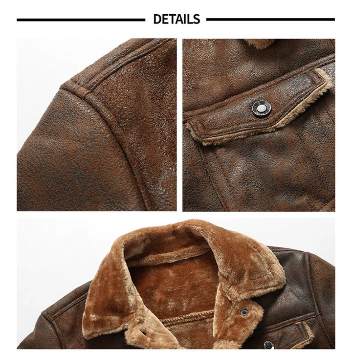 Drune | Herren Winter Hero Lederjacke