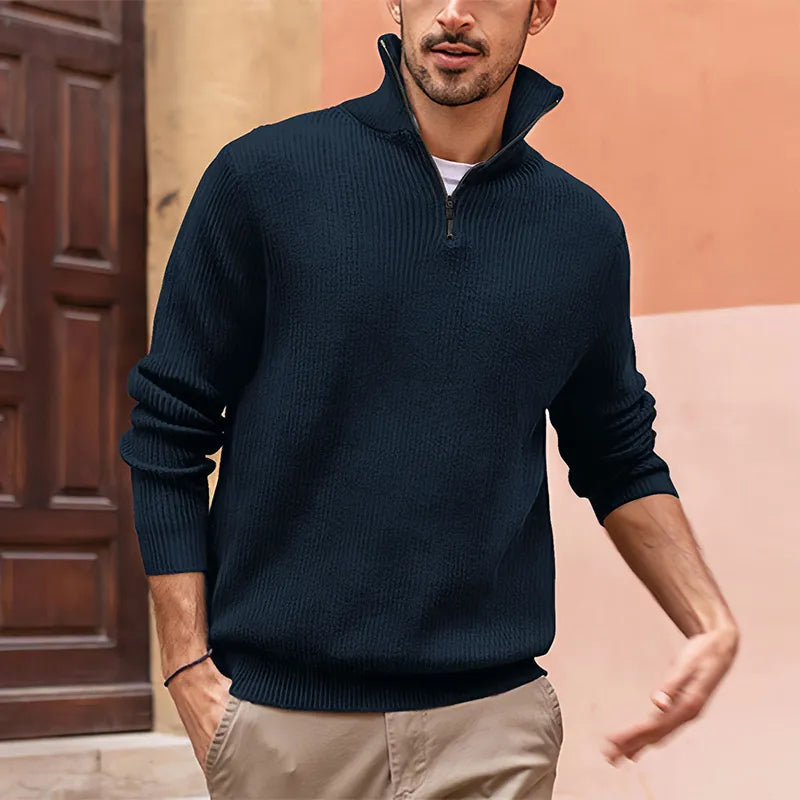 Drune | Luxus Halbzip Sweater