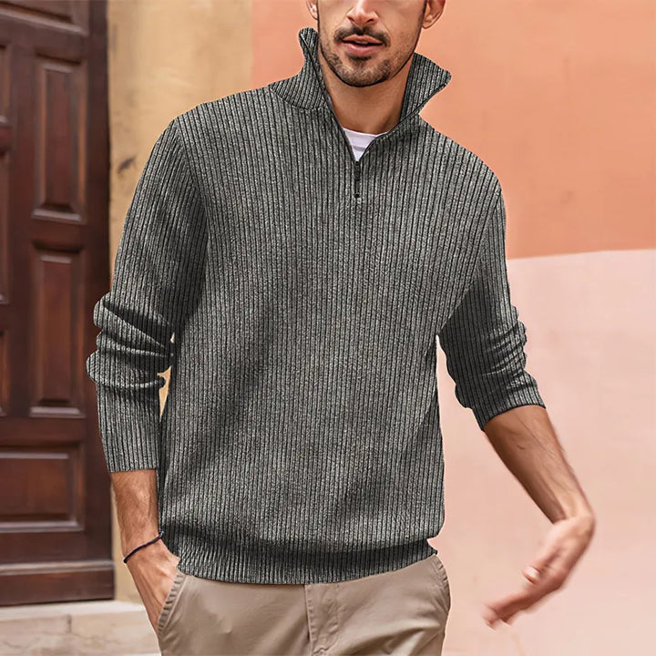 Drune | Luxus Halbzip Sweater