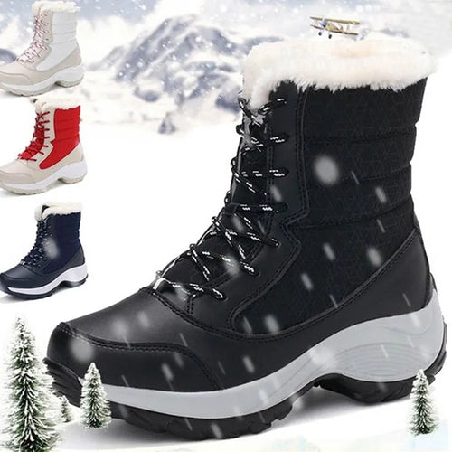 Drune | Rutschfeste Winter Schnee Stiefel Für Damen - Perfekt für Outdoor-Aktivitäten