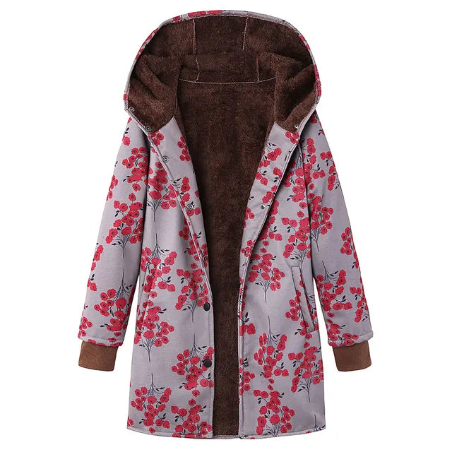 Drune | Dicke, bedruckte Kaschmir-Jacke