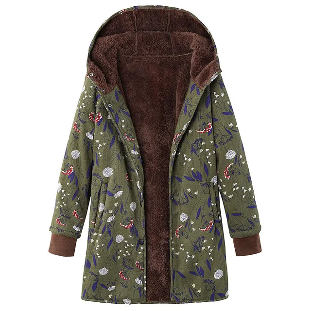 Drune | Dicke, bedruckte Kaschmir-Jacke