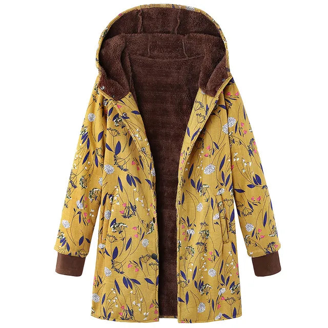 Drune | Dicke, bedruckte Kaschmir-Jacke
