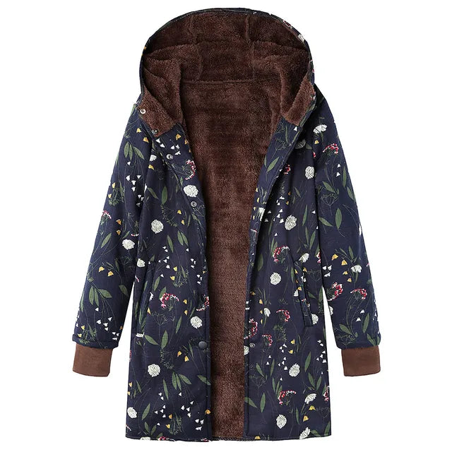Drune | Dicke, bedruckte Kaschmir-Jacke