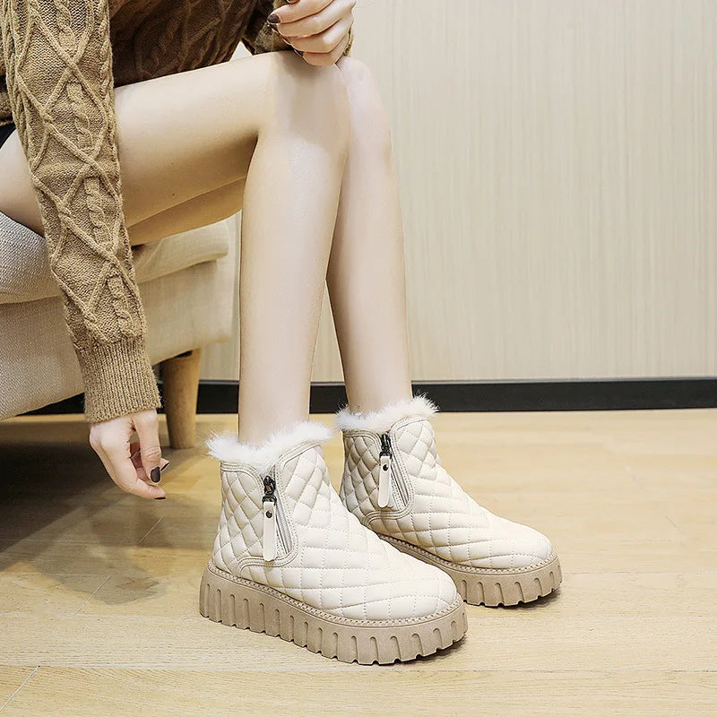 Drune | Orthopädische Winter Frauen Schuhe Schneestiefel