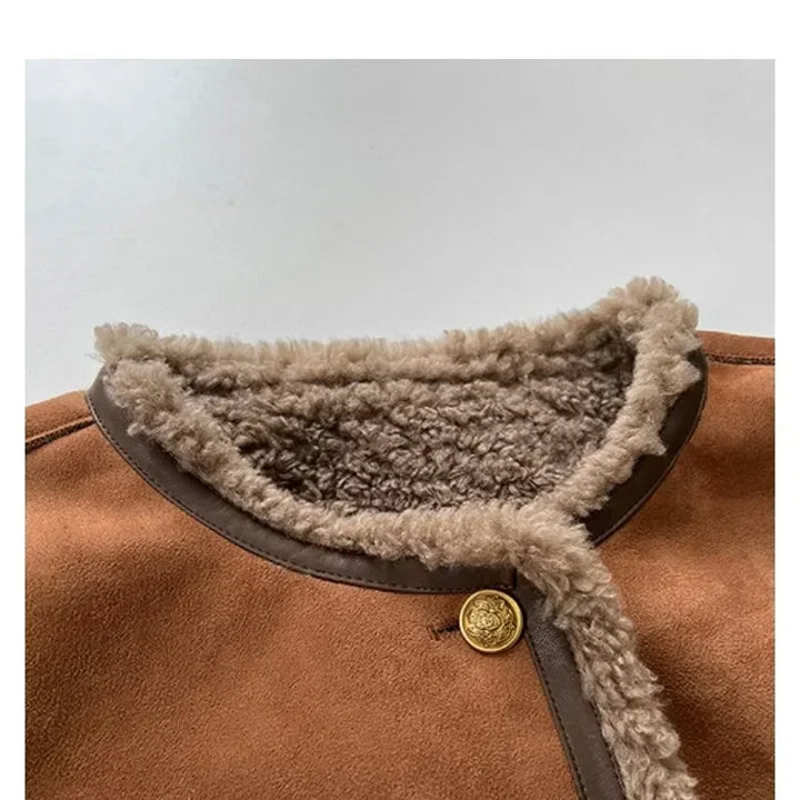 Drune | Eleganter Plüschmantel