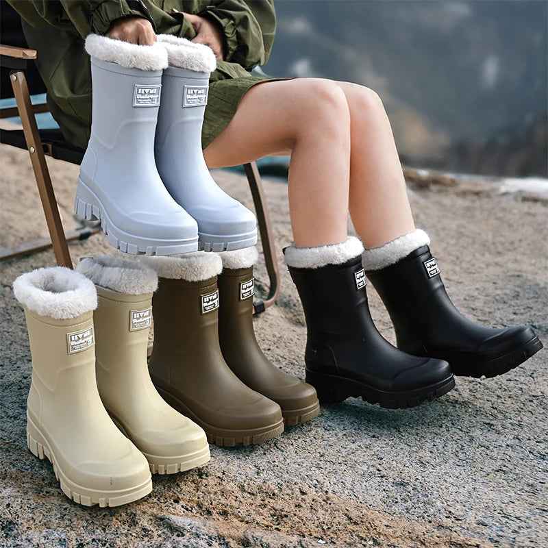 Drune | Stiefel - Wasserfest Thermogefüttert Mitteltube für Frauen