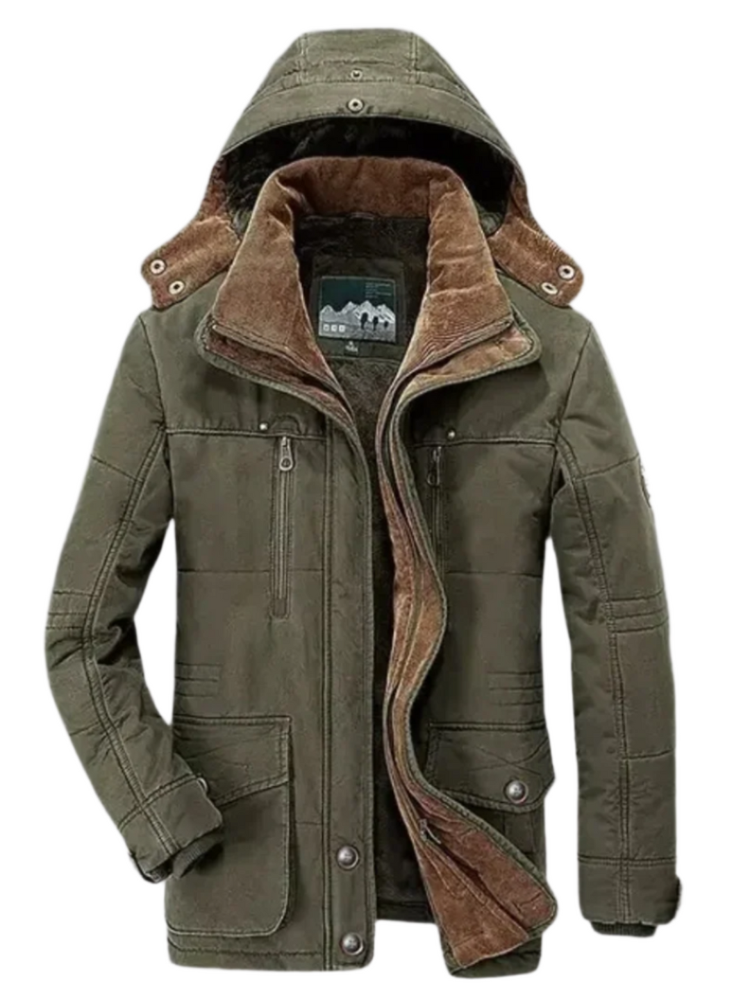 Drune | Winterjacke für Herren - Kapuzen Casual Fit