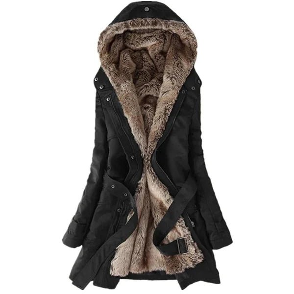 Drune | Winterjacke mit Kunstfellfutter für Frauen - Elegante Passform