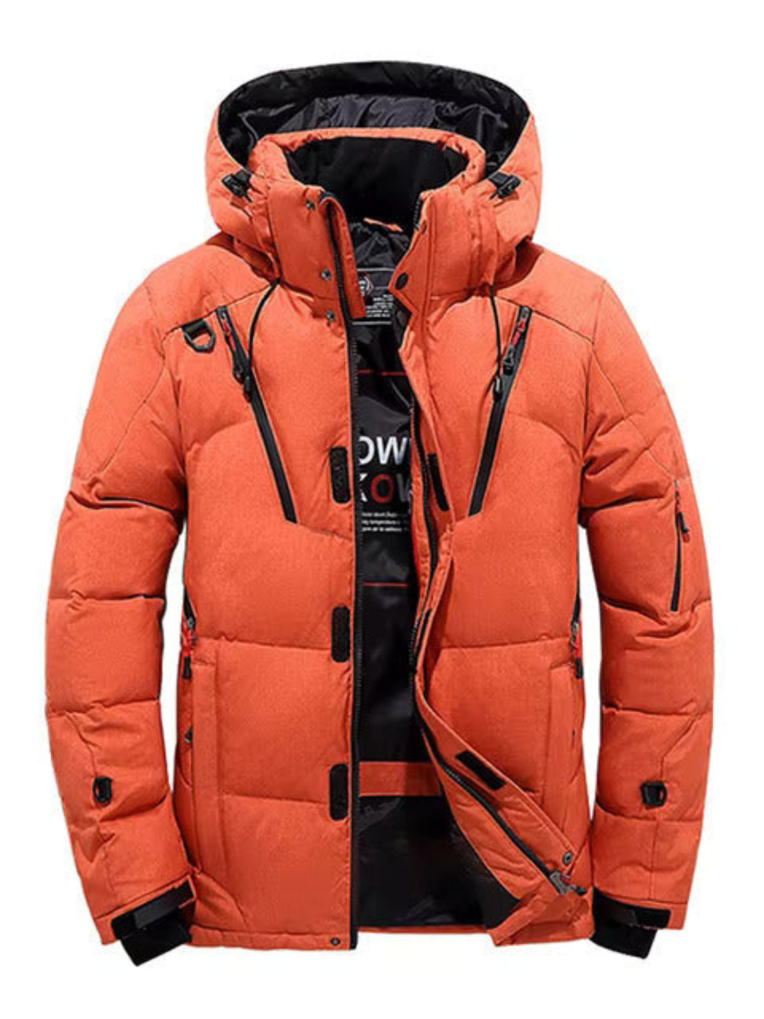 Drune | Winter Daunenjacke für Herren - Gesteppt, Mit Kapuze