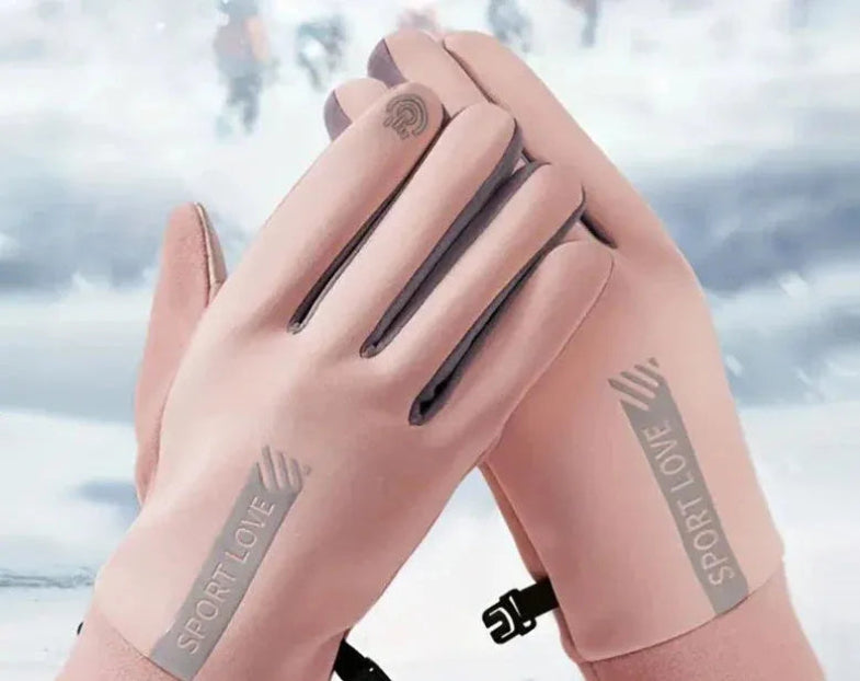 Drune | Winterhandschuhe für Herren und Damen - Mikrosilikon-Griff, Touchscreen-Steuerungen