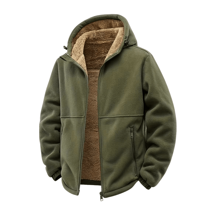 Drune | Winterjacke für Herren, mit Kapuze, Fleece gefüttert - Winter